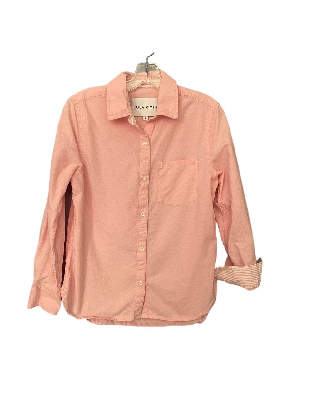 Lola River Pink Button-Up Shirt Women’s Small